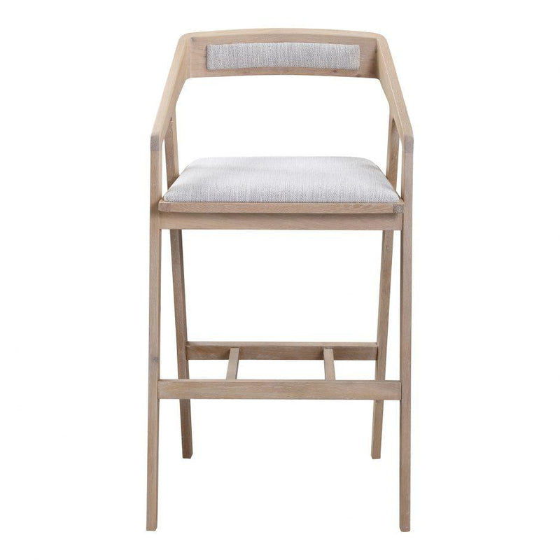 Moe's Home Collection Padma Oak Pub Height Stool BC-1090-29 IMAGE 1