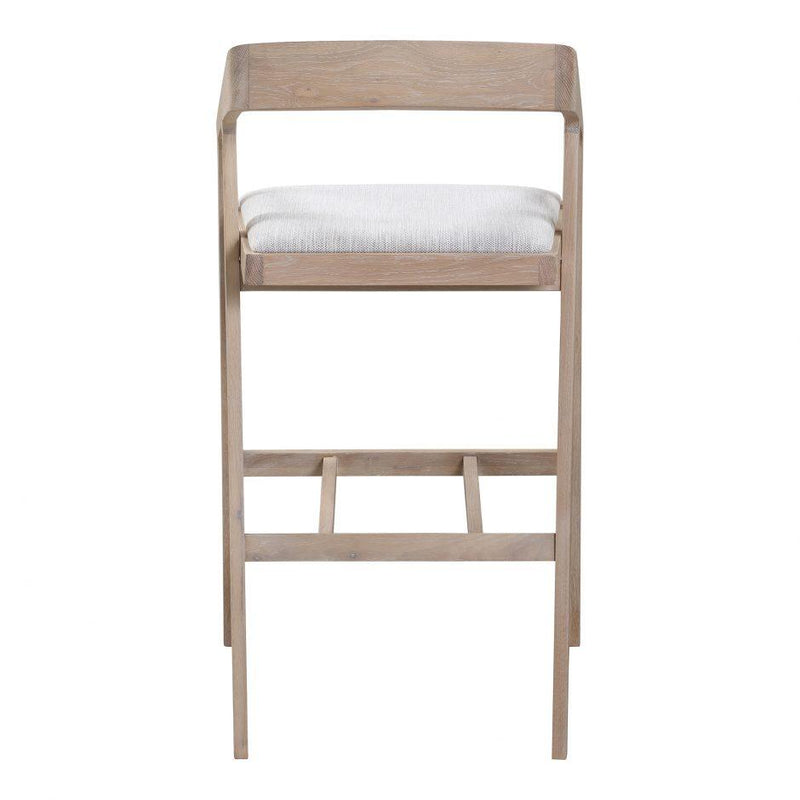 Moe's Home Collection Padma Oak Pub Height Stool BC-1090-29 IMAGE 4