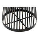 Moe's Home Collection Round Halford Pub Height Dining Table with Marble Top and Pedestal Base GK-1119-02 IMAGE 4