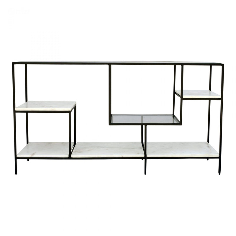 Moe's Home Collection Banswara Flat Panel TV Stand with Cable Management FI-1086-37 IMAGE 2