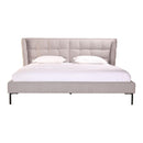 Moe's Home Collection Ostalo Queen Upholstered Platform Bed RN-1092-29 IMAGE 1
