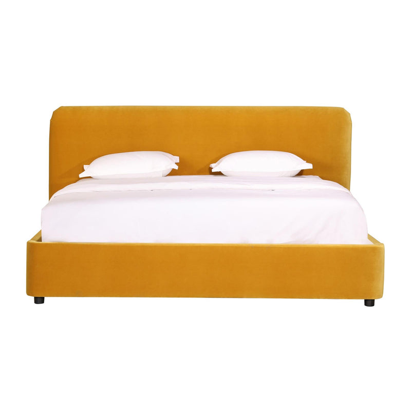 Moe's Home Collection Samara King Upholstered Panel Bed RN-1126-09 IMAGE 1