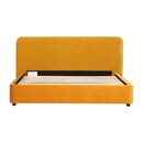 Moe's Home Collection Samara King Upholstered Panel Bed RN-1126-09 IMAGE 2