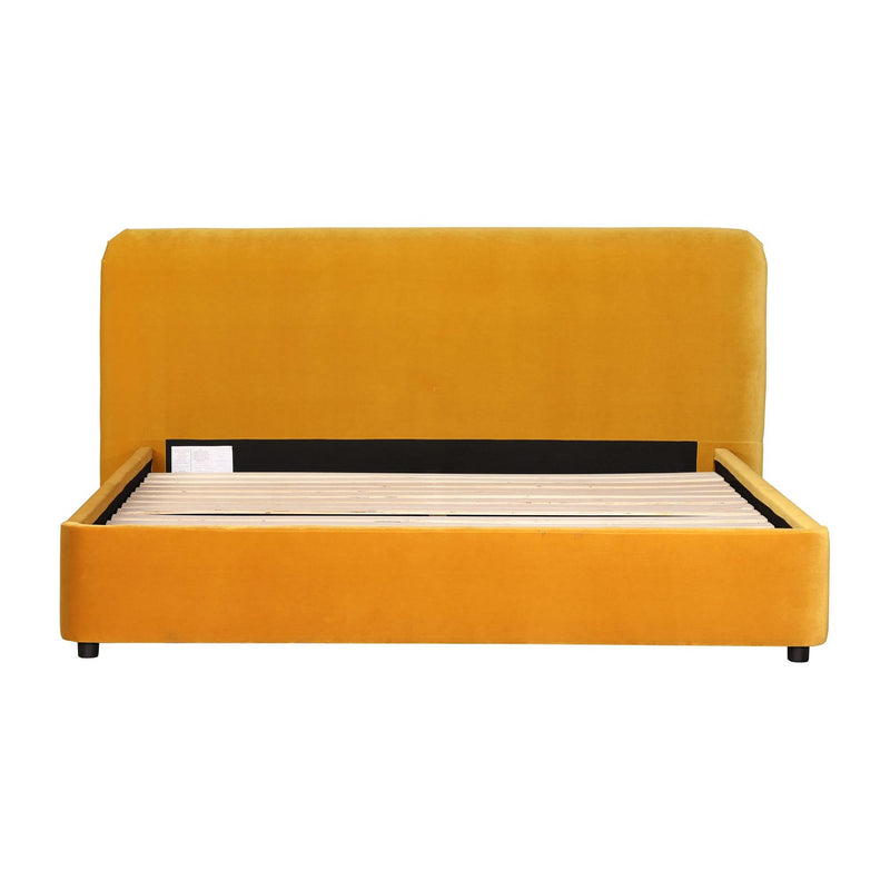 Moe's Home Collection Samara King Upholstered Panel Bed RN-1126-09 IMAGE 2