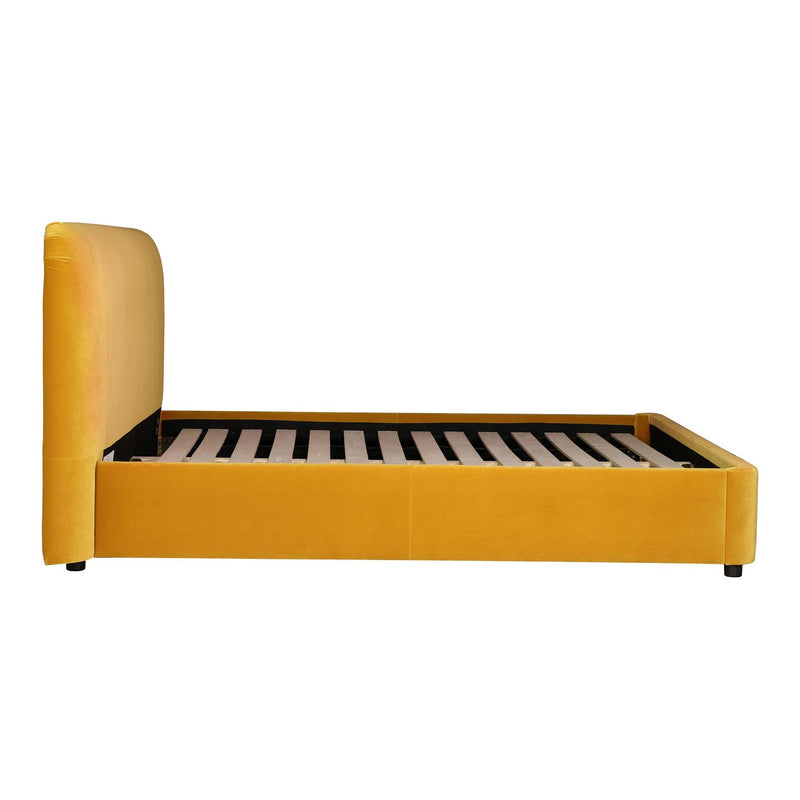 Moe's Home Collection Samara King Upholstered Panel Bed RN-1126-09 IMAGE 4
