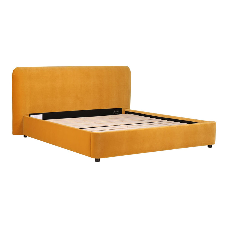 Moe's Home Collection Samara King Upholstered Panel Bed RN-1126-09 IMAGE 5