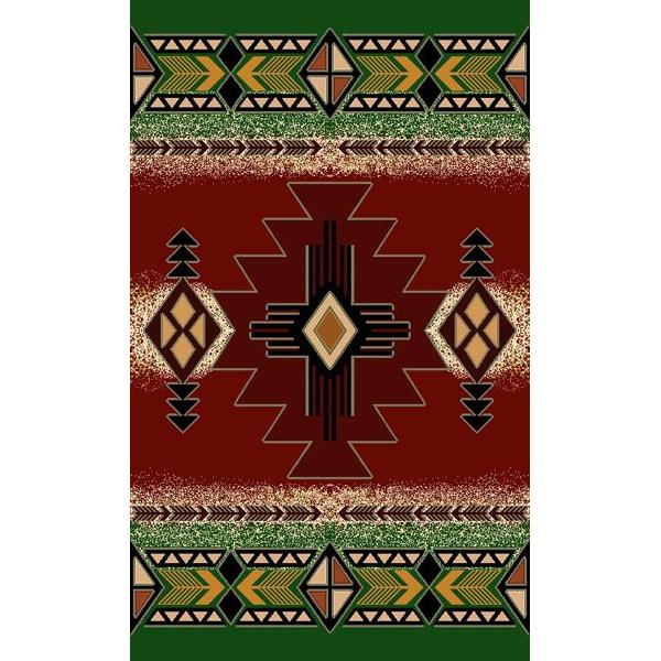 Persian Weavers Rugs Rectangle Concord CONCORD-318 5'x7' Rug - Burgundy IMAGE 1