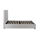 Moe's Home Collection Belle King Upholstered Panel Bed with Storage RN-1001-40 IMAGE 3