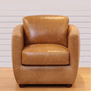 Primo International Darrian Stationary Leather Match Accent Chair U747107992STAC IMAGE 1