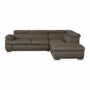 Primo International Nyssa Fabric Sleeper Sectional NYSS-LLBN2869/NYSS-OTSN2869/NYSS-RHCN2869 IMAGE 3