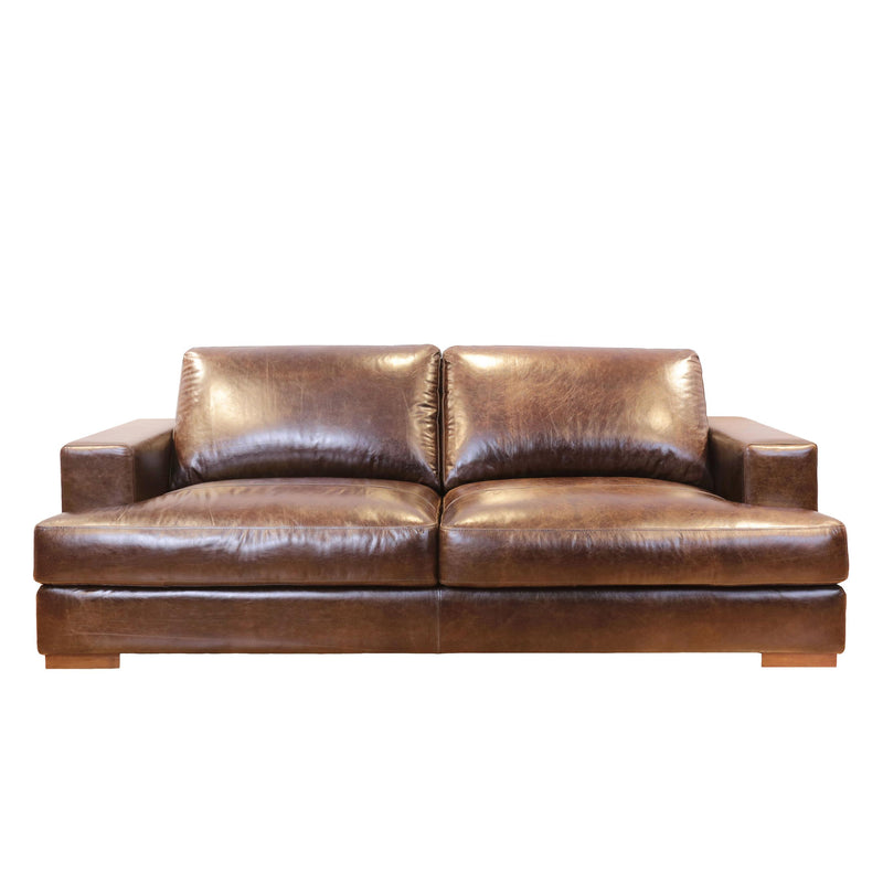 Primo International Pratt Stationary Leather Sofa U742103872STSL IMAGE 1