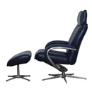 Palliser Q13 Swivel Leather Recliner 50013-02-DAZZLE-AZURE IMAGE 2