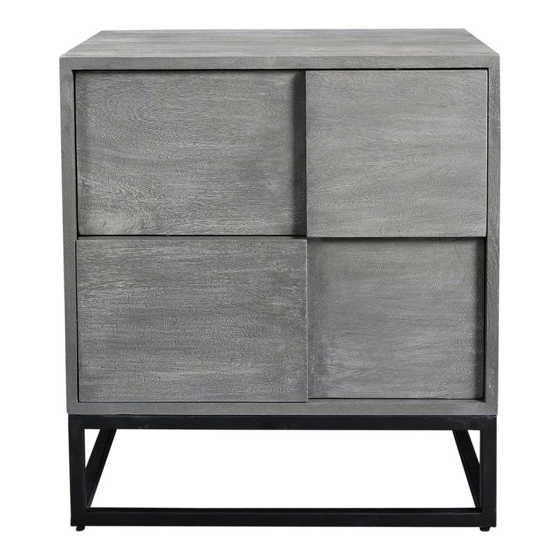 Moe's Home Collection Felix 2-Drawer Nightstand BV-1006-15 IMAGE 1