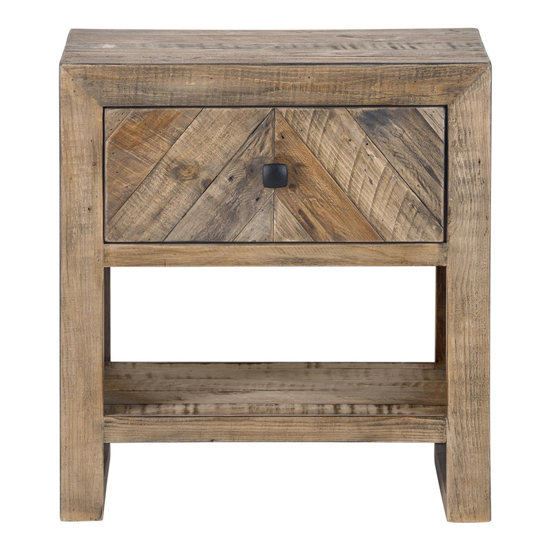 Moe's Home Collection Teigen 1-Drawer Nightstand FR-1005-03 IMAGE 1