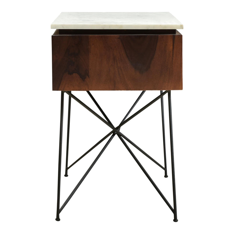 Moe's Home Collection Dominic 1-Drawer Nightstand IK-1006-37 IMAGE 1