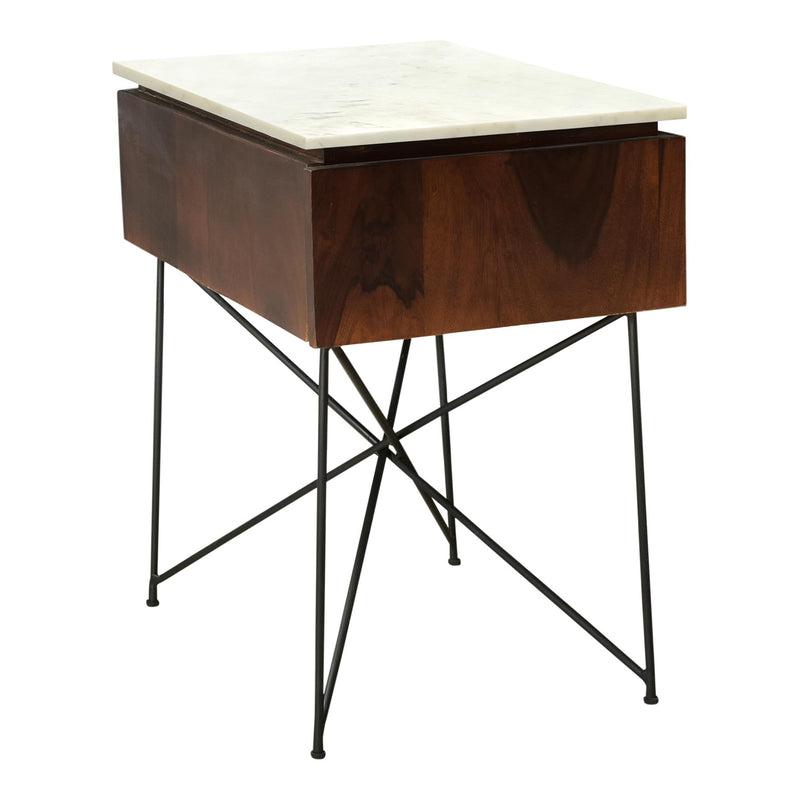 Moe's Home Collection Dominic 1-Drawer Nightstand IK-1006-37 IMAGE 2