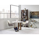 Moe's Home Collection Round Jinxx Dining Table with Marble Top and Pedestal Base JD-1009-18 IMAGE 8
