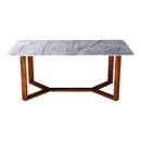Moe's Home Collection Jinxx Dining Table with Marble Top and Trestle Base JD-1033-18 IMAGE 2