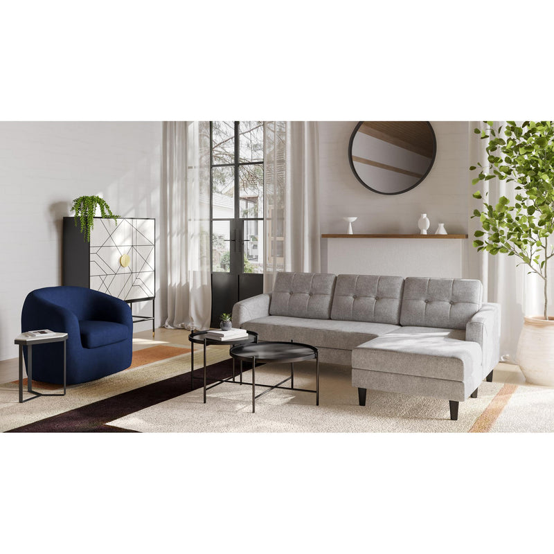 Moe's Home Collection Maurice Swivel Fabric Accent Chair JM-1003-46 IMAGE 10