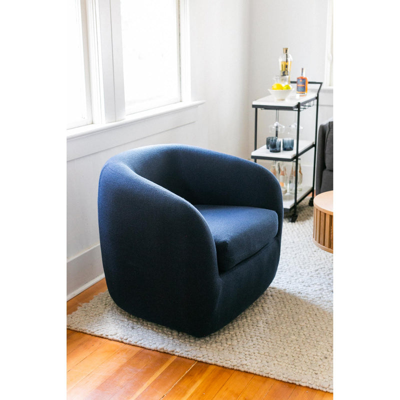 Moe's Home Collection Maurice Swivel Fabric Accent Chair JM-1003-46 IMAGE 8