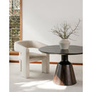 Moe's Home Collection Round Myron Dining Table with Pedestal Base KY-1003-25 IMAGE 3