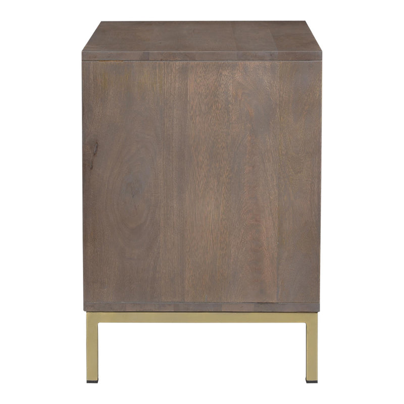 Moe's Home Collection Corolla 2-Drawer Nightstand RP-1017-29 IMAGE 4