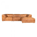 Moe's Home Collection Luxe Lounge Leather 4 pc Sectional QN-1021-40/QN-1019-40/QN-1021-40/QN-1020-40 IMAGE 4