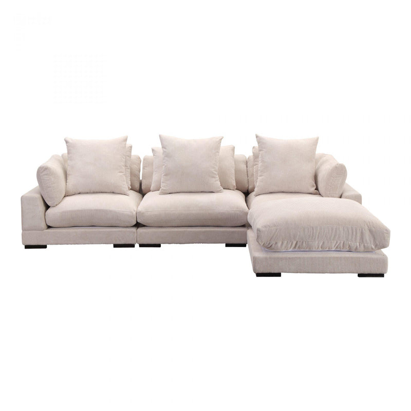 Moe's Home Collection Tumble Classic Fabric 4 pc Sectional UB-1007-14/UB-1008-14/UB-1007-14/UB-1009-14 IMAGE 2