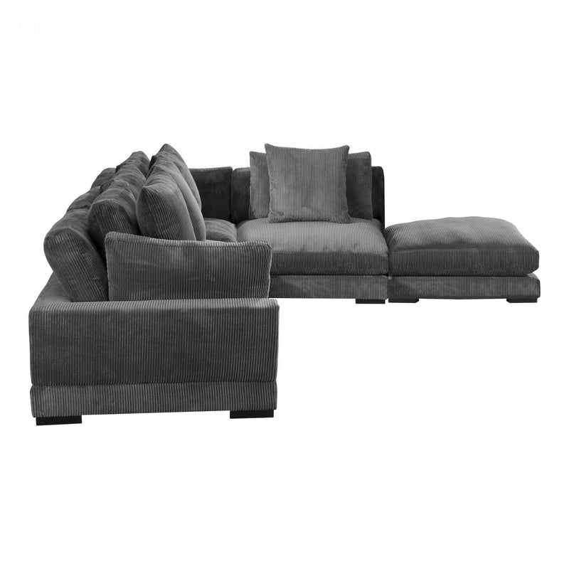 Moe's Home Collection Tumble Dream Fabric 5 pc Sectional UB-1007-25/UB-1008-25/UB-1007-25/UB-1008-25/UB-1009-25 IMAGE 2