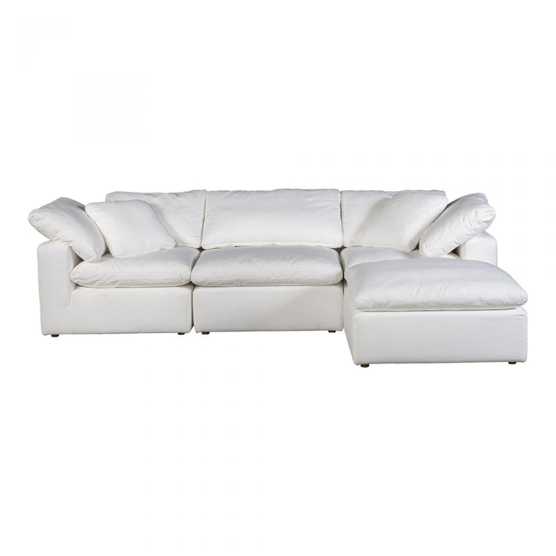 Moe's Home Collection Clay Lounge Fabric 4 pc Sectional YJ-1008-02 IMAGE 3