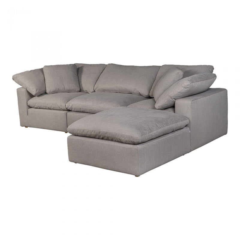 Moe's Home Collection Terra Condo Lounge Fabric 4 pc Sectional YJ-1015-29 IMAGE 2