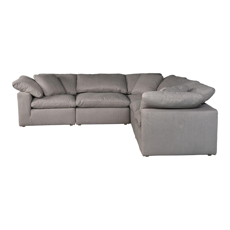 Moe's Home Collection Terra Condo Classic L Fabric 5 pc Sectional YJ-1017-29 IMAGE 2