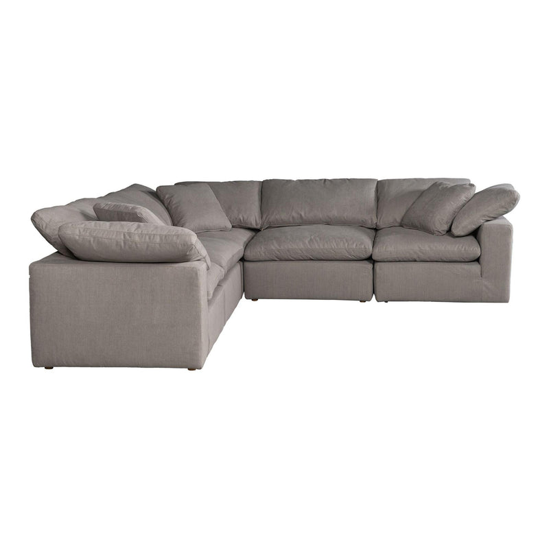 Moe's Home Collection Terra Condo Classic L Fabric 5 pc Sectional YJ-1017-29 IMAGE 3