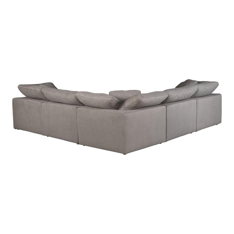 Moe's Home Collection Terra Condo Classic L Fabric 5 pc Sectional YJ-1017-29 IMAGE 4