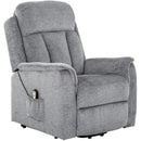 Primo International Stetson Fabric Lift Chair Stetson Power Lift Recliner - Grey IMAGE 1