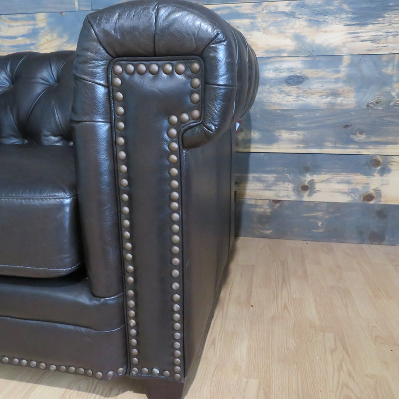 Hilton Leather Black Chair