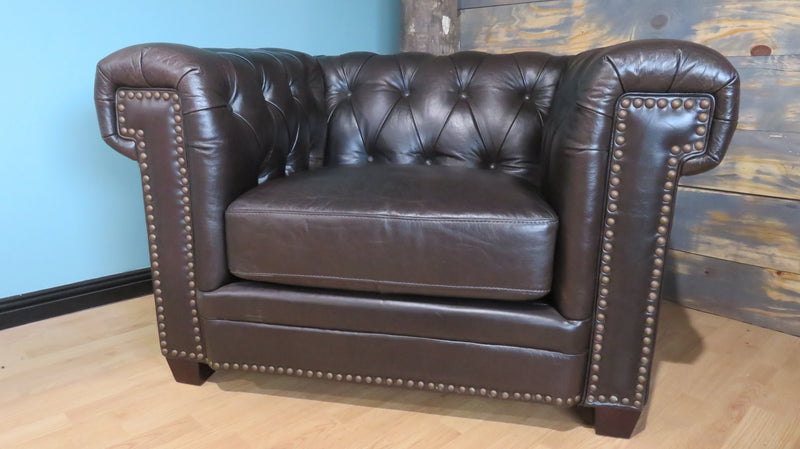 Hilton Leather Black Chair