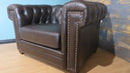 Hilton Leather Black Chair