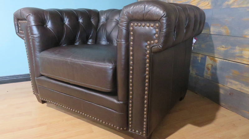 Hilton Leather Black Chair