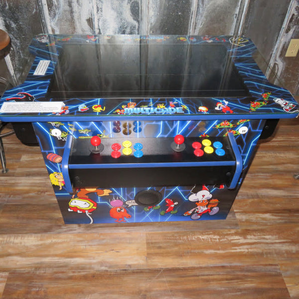 3 Sided Arcade Cocktail Table 3000 Game Package